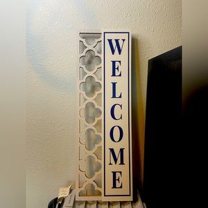 Welcome sign